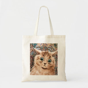 Tote O bolsa do gato do papel de parede de Louis Wain