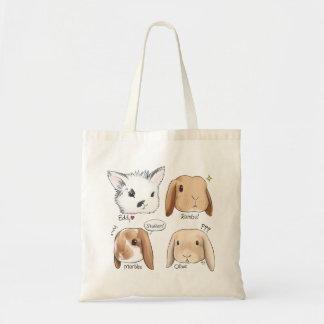 Tote O bolsa do grupo do coelho