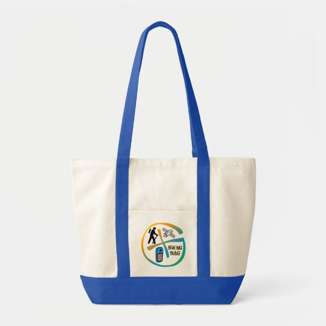 Tote O bolsa do impulso do saco dos ganhos de Geocache (Frente)