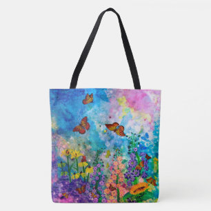 Tote O bolsa do jardim da borboleta