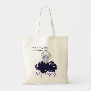 Tote O bolsa do linguagem corporal