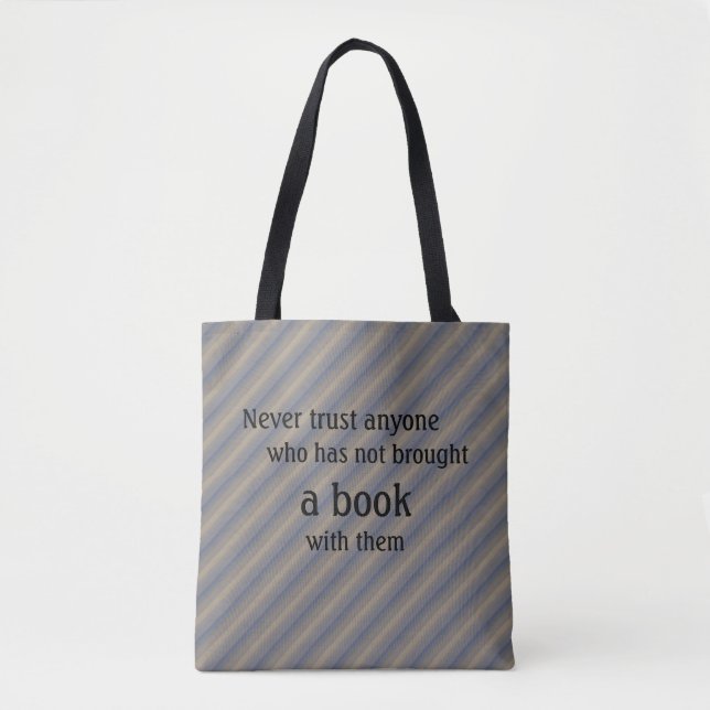 Tote O bolsa do livro - citações Lemony de Snicket (Frente)