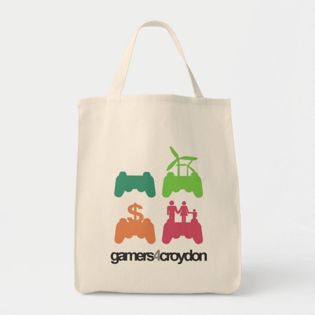 Tote O bolsa do logotipo de G4C, luz (Frente)