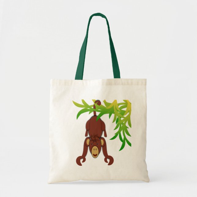 Tote O bolsa do macaco - personalizado (Frente)