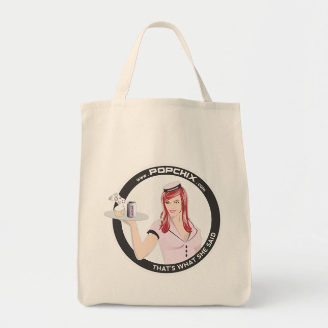 Tote O bolsa do mantimento da menina de PopChiX do (Frente)