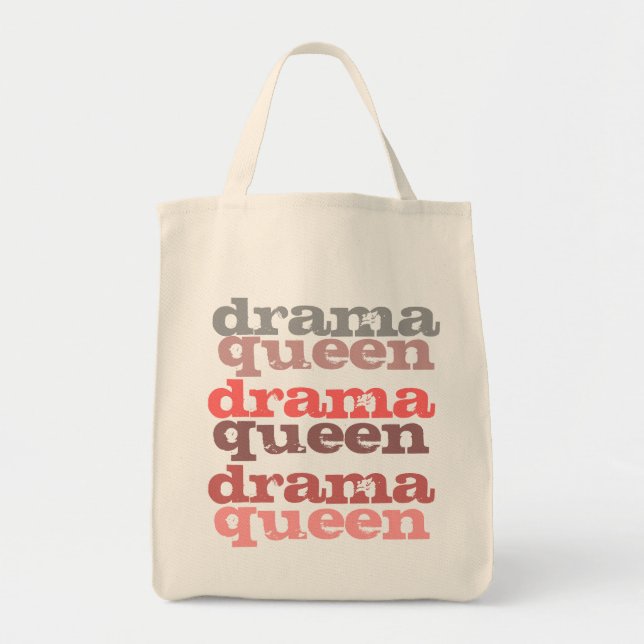 Tote o bolsa do mantimento da rainha do drama (Frente)