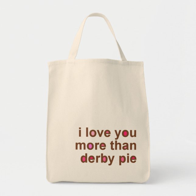 Tote O bolsa do mantimento da torta de Derby (Frente)