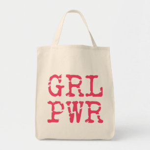 Tote O bolsa do mantimento de GRLPWR (girlpower)