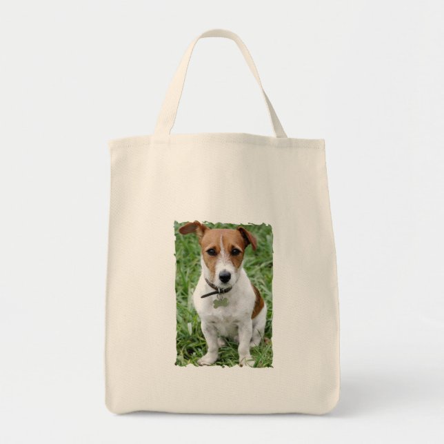 Tote O bolsa do mantimento de Jack Russell Terrier (Frente)