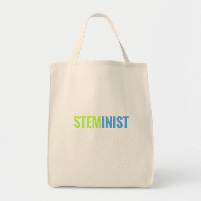 Tote O bolsa do mantimento de STEMinist (Frente)