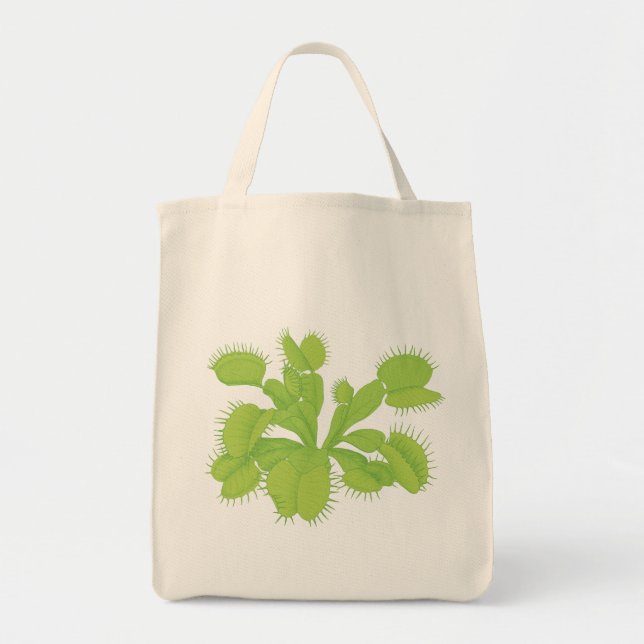 Tote O bolsa do mantimento do Flytrap de Venus (Frente)