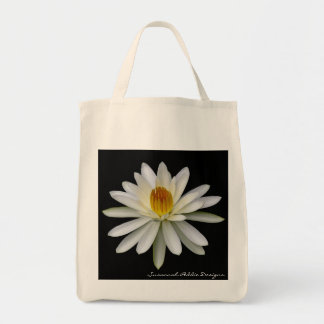 Tote O bolsa do mantimento do lírio de água branca