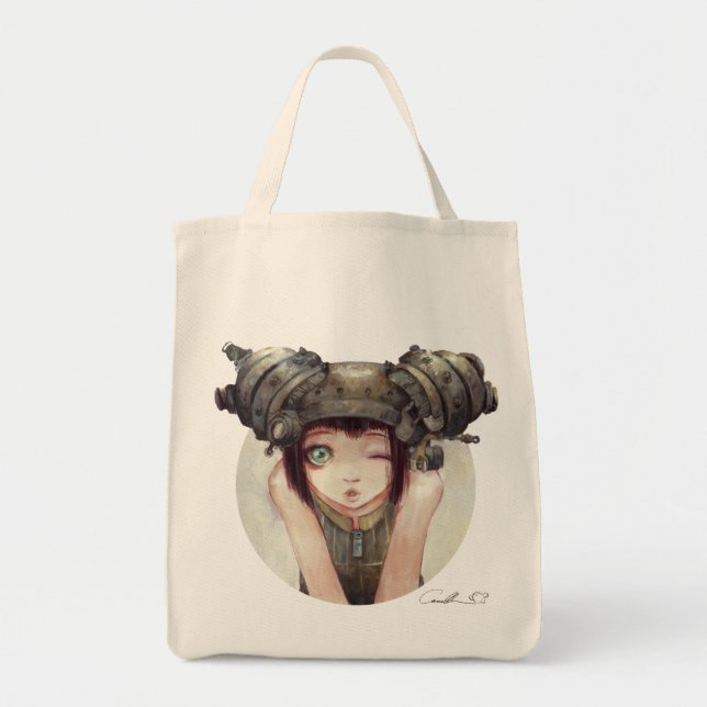 Tote O bolsa do mantimento do piscar os olhos (Frente)