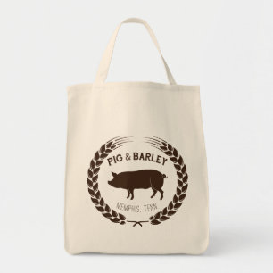 Tote O bolsa do mantimento do porco & da cevada