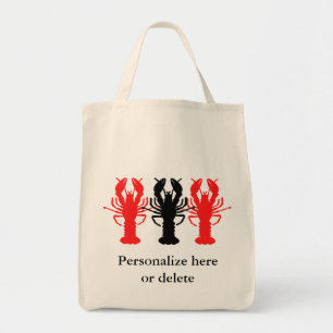Tote O bolsa do mantimento do trio dos lagostins