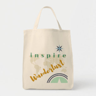 Tote O bolsa do mantimento - inspire o Wanderlust -