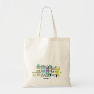Tote O bolsa do mercado da fileira do arco-íris