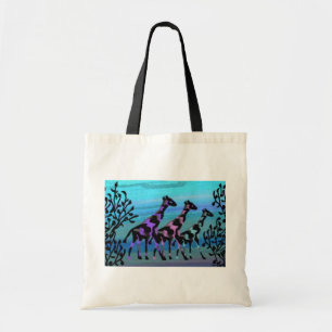 Tote O bolsa do nascer do sol do girafa