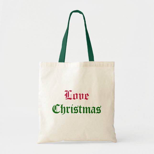 Tote O bolsa do Natal do amor (Frente)