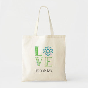 Tote O bolsa do número da tropa do amor do escuteiro d