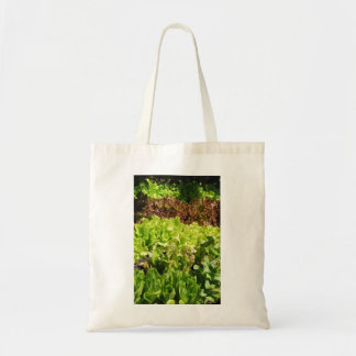 Tote O bolsa do orçamento com imagem da alface