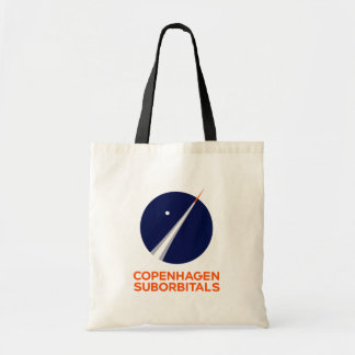 Tote O bolsa do orçamento com logotipo de Copenhaga