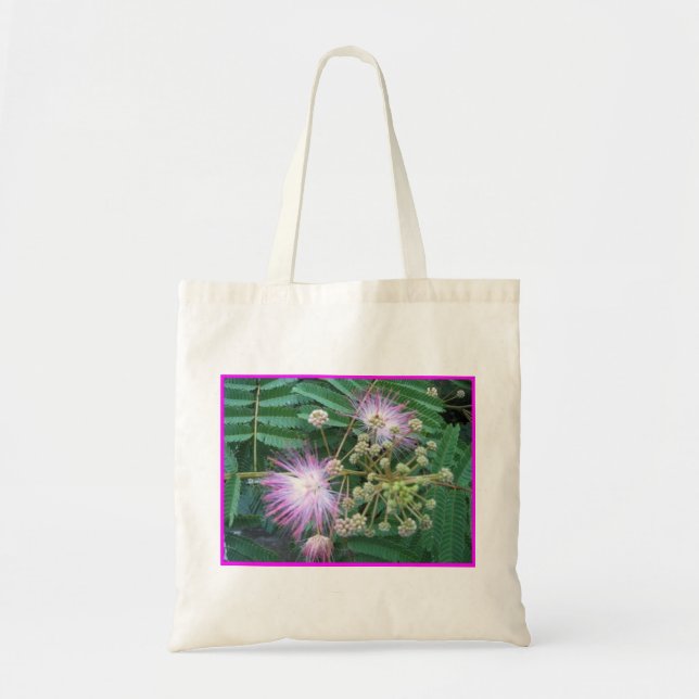 Tote O bolsa do orçamento da flor do Mimosa (Frente)