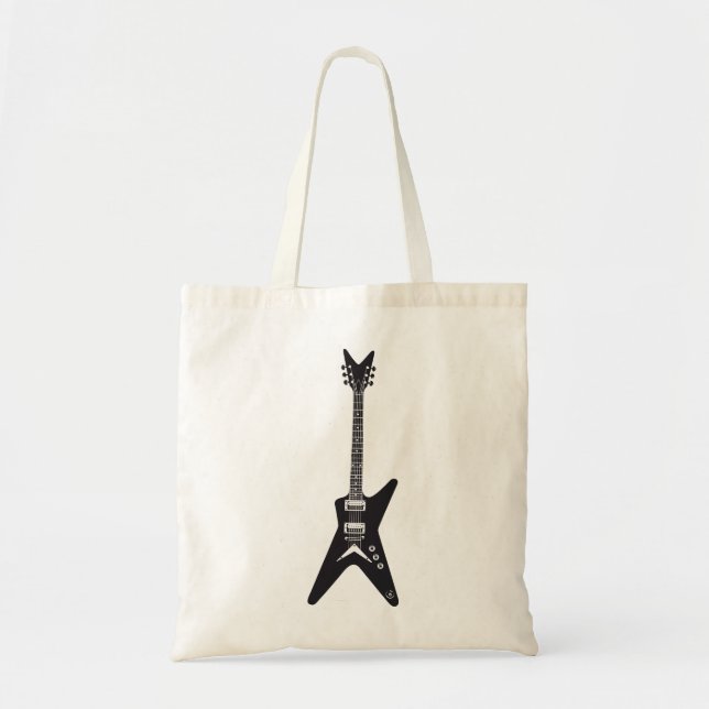 Tote O bolsa do orçamento da guitarra (Frente)