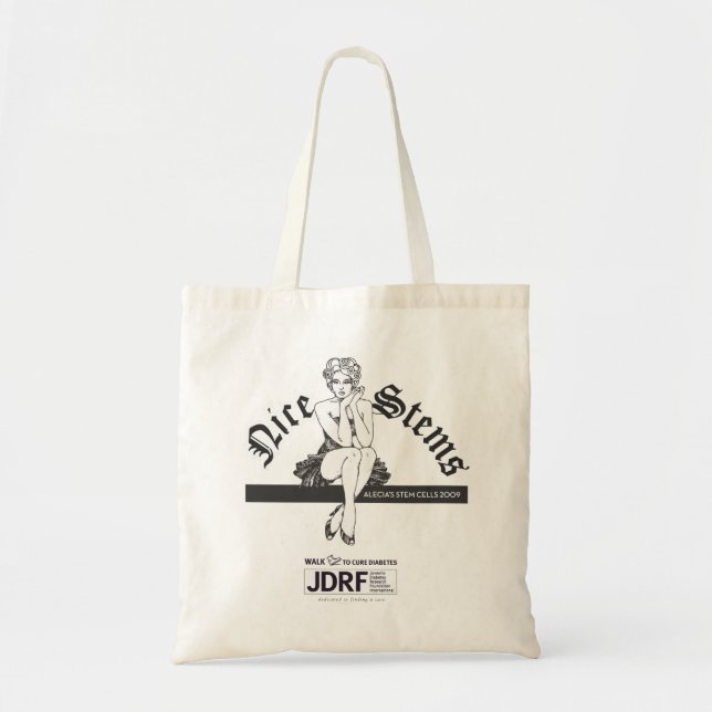 Tote "O bolsa do orçamento das hastes agradáveis" (Frente)