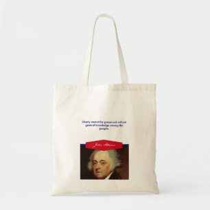 Tote O bolsa do orçamento de John Adams