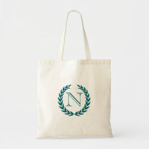 Tote O bolsa do orçamento do monograma da crista do