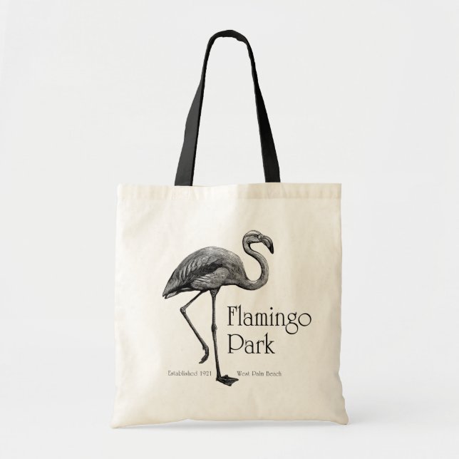Tote O bolsa do parque do flamingo (Frente)