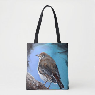 Tote O bolsa do pássaro do tordo de eremita