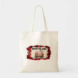 Tote O bolsa do porco do Feliz Natal