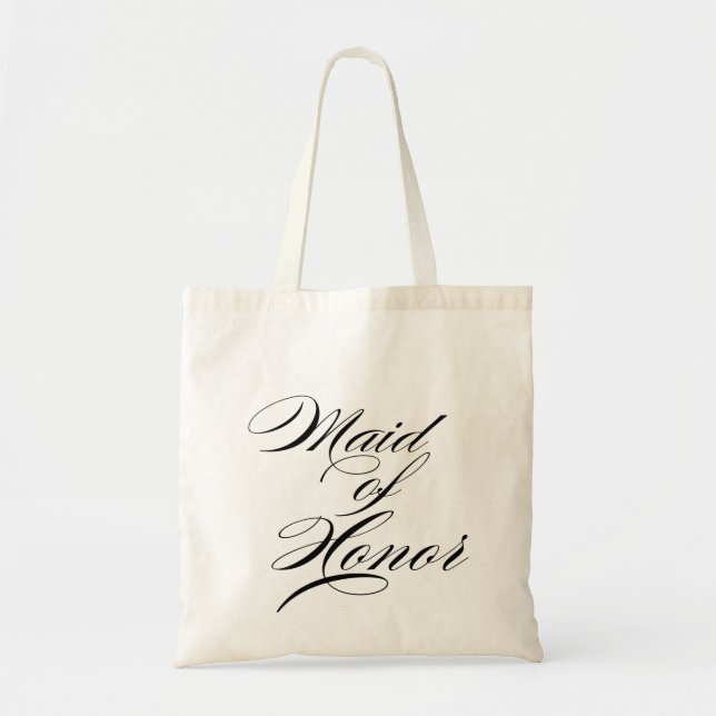 Tote O bolsa do presente de casamento da madrinha de (Frente)