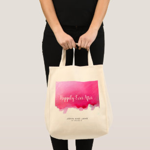 Tote O bolsa do presente de casamento feliz nunca após