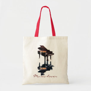 Tote O bolsa do presente do piano de cauda do tema do