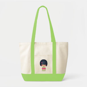 Tote O bolsa do quivi de Kokeshi