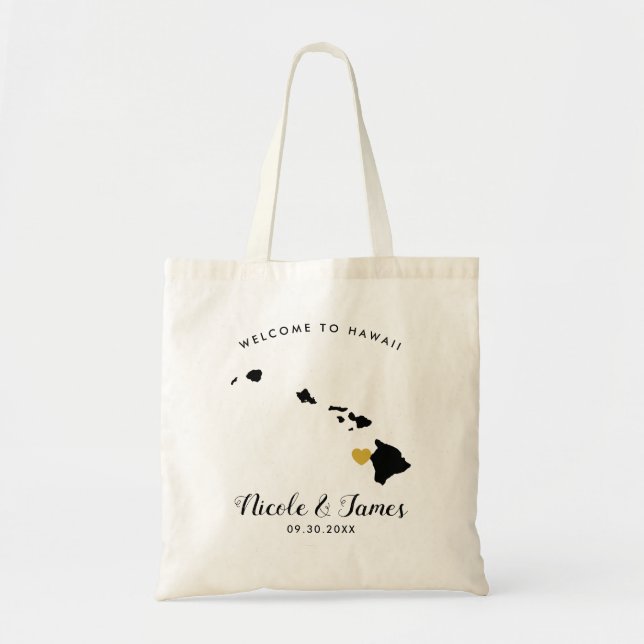Tote O bolsa do saco da boa vinda do casamento do (Frente)