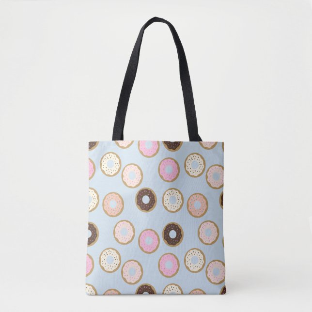 Tote O bolsa do teste padrão da rosquinha (Frente)