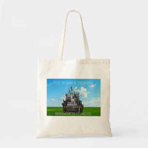 Tote O bolsa do trono da madeira