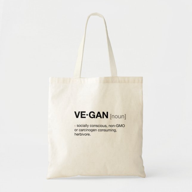 Tote O bolsa do Vegan (Frente)