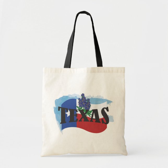 Tote O bolsa dos Bluebonnets de Texas (Frente)