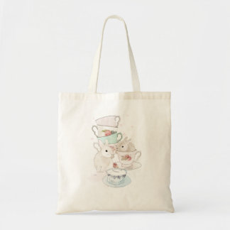 Tote O bolsa dos coelhos e do chá