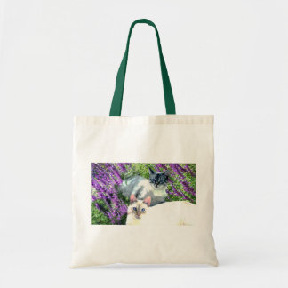 Tote O bolsa dos gatos da flor