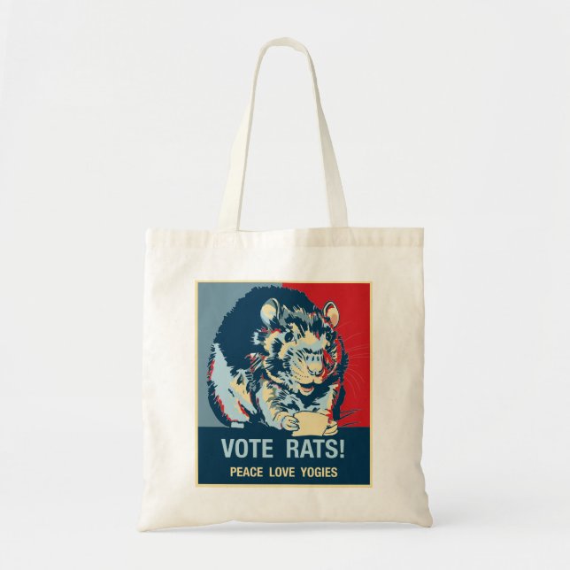 Tote O bolsa dos ratos do voto (Frente)