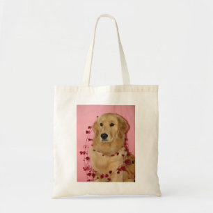 Tote O bolsa dourado do coração