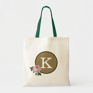 Tote O bolsa elegante do monograma do teste padrão