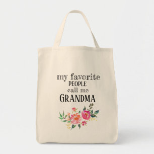 Tote O bolsa favorito da avó (personalizado com nomes)