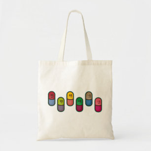 Tote o bolsa grande dos comprimidos